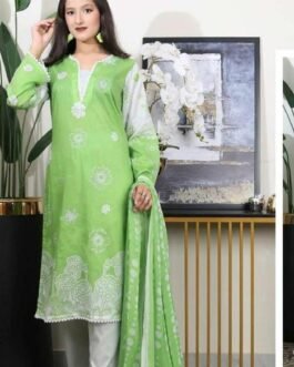 3 pieces unstiched lawn digital printed suit