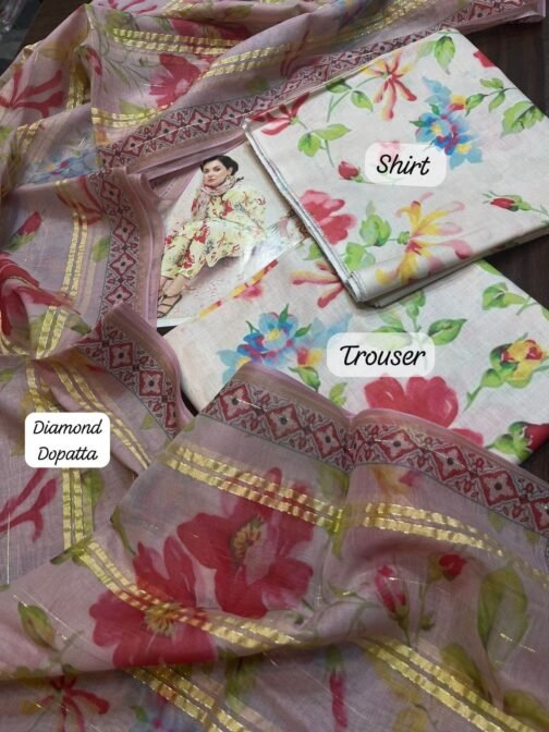 sana safinaz 2024 Hit Collection 3 Pcs Suit - Image 2