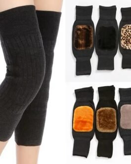 1 Pair Woolen Blend Thermal Knee Warmers