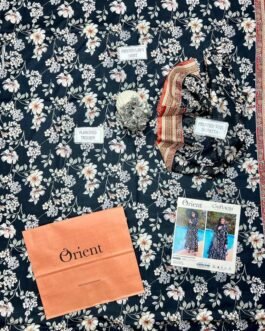 3 pieces Orient lawn unstiched printed suit