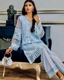 Agha Noor pk Hand Embellished Organza Dress
