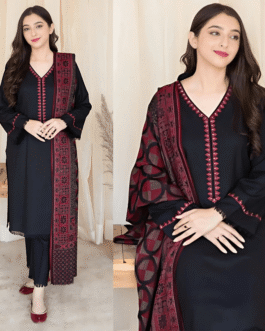 Aisling Lawn 3PC Embroidered Luxury collection