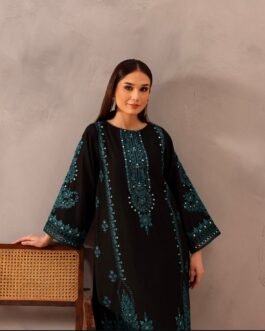 Bareeze clothing Beautiful fully embroidered dress