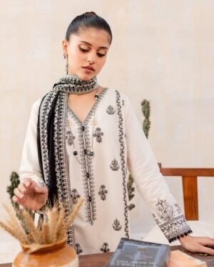 Baroque lawn 3 Pcs Suit Summer Collection