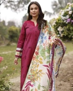 ethnic Fabric Lawn Cotton 2024