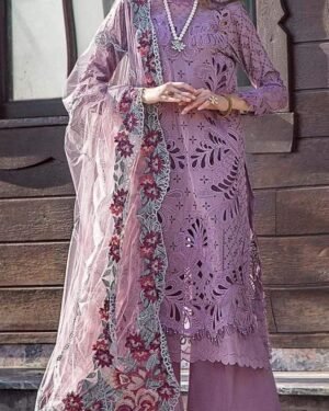 adan libas chikankari Cotton & Khaadi Net