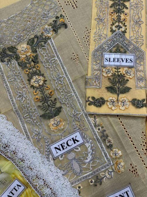 adan libas chikankari sale unstitched 2025 - Image 6
