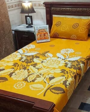 gul ahmad Mix Cotton Single Bedsheet 
