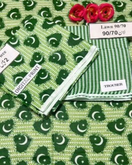 14 august dress Dyed & print  Trouser