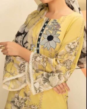 limelight hydrangea Desing Dhanak With shawl