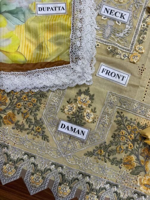 adan libas chikankari sale unstitched 2025 - Image 5