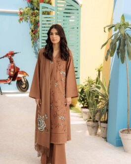 nishat linen winter collection 2023 Dhanak 3pc