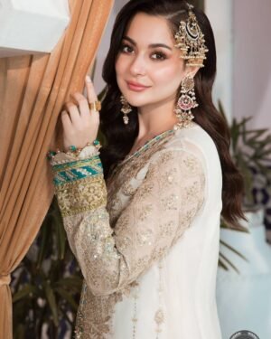 party wear dresses by Maria B chiffon fabric