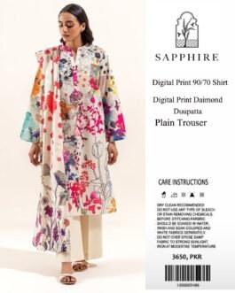 Sapphire sale 2024 Airjet Lawn Fabrics 3pc