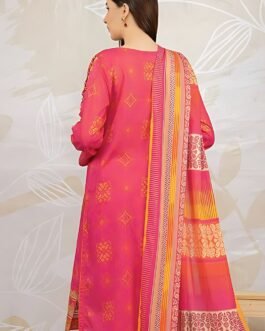 Baroque style Lawn collection 4 side printed